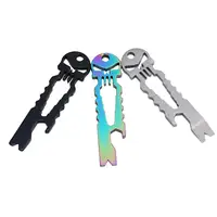 

Skull Multifunctional Keychain as Pry Bar, Nail Puller, Screwdriver, Beer Bottle Opener, Spanner, Wrench, Pocket Survival Tool