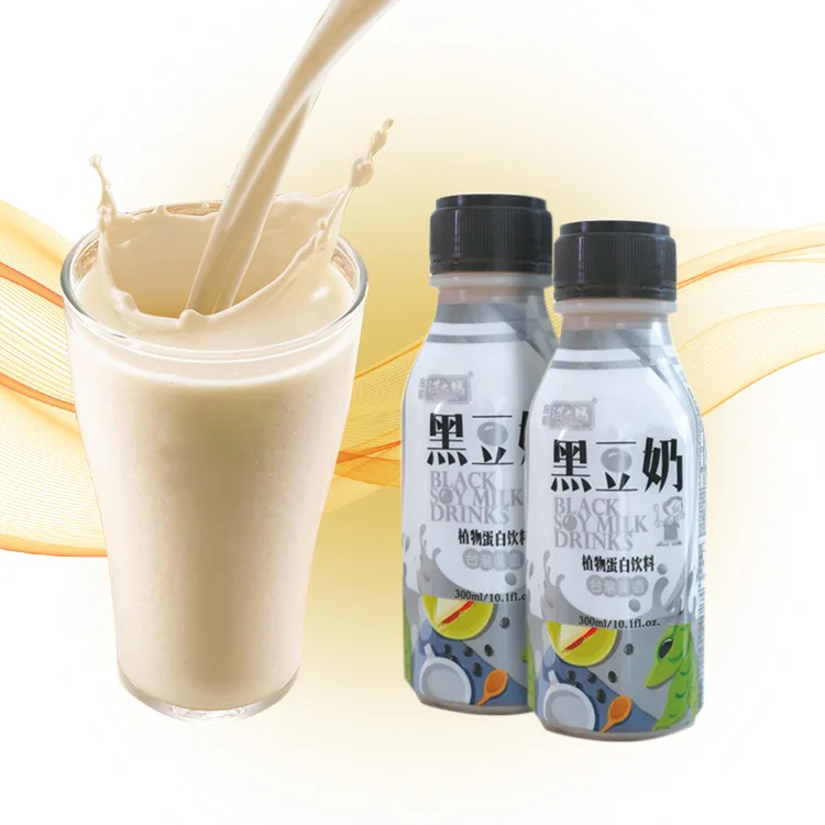 
Taiwan instant PP plastic bottle black soybean milk drink 