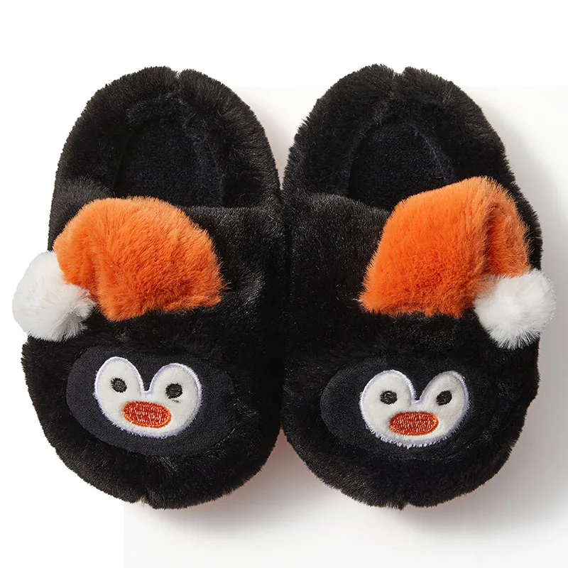 

New Arrival Fashion Trendy Cute Autumn Winter Colorful Animals Fur Plush Indoor Fluffy Kids Slippers, Mix color