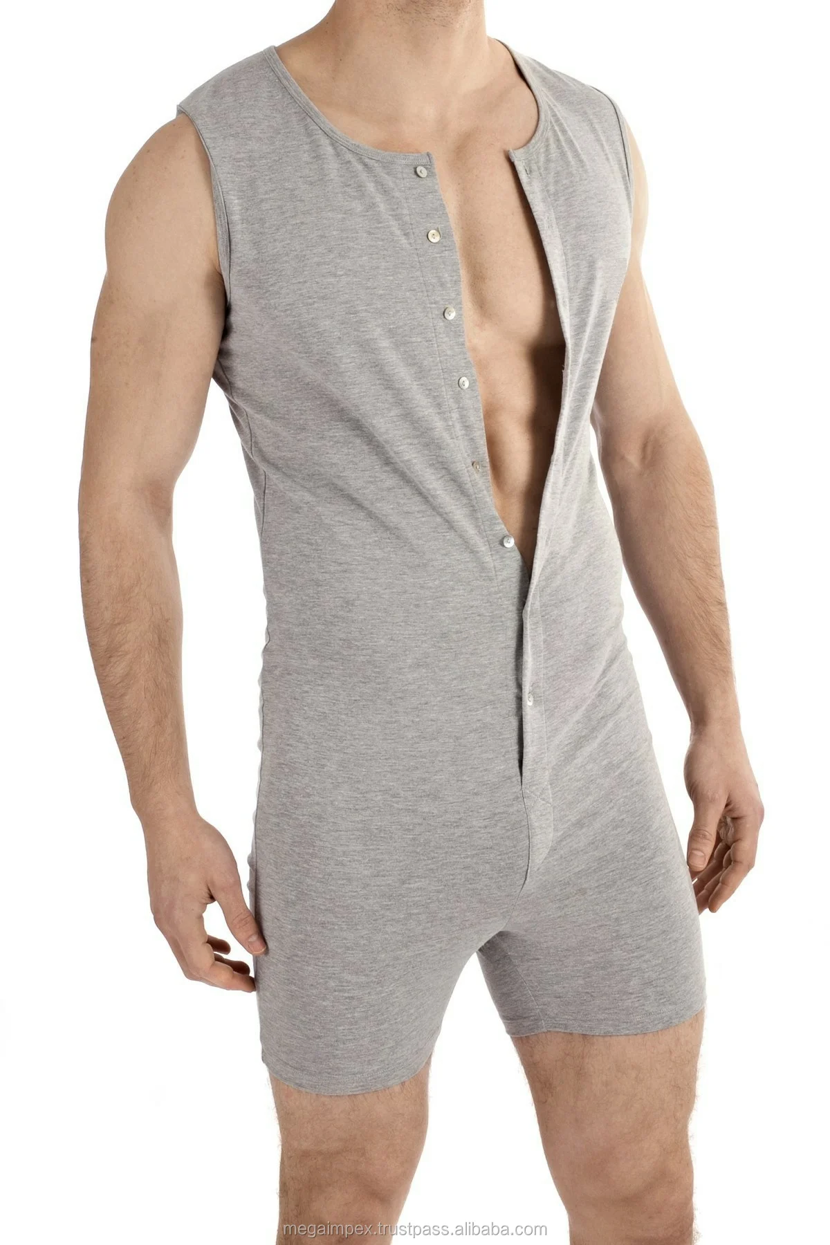 New Arrival 2023 Plain Blank Oversized Men Sports Wear Male Onesie Hot