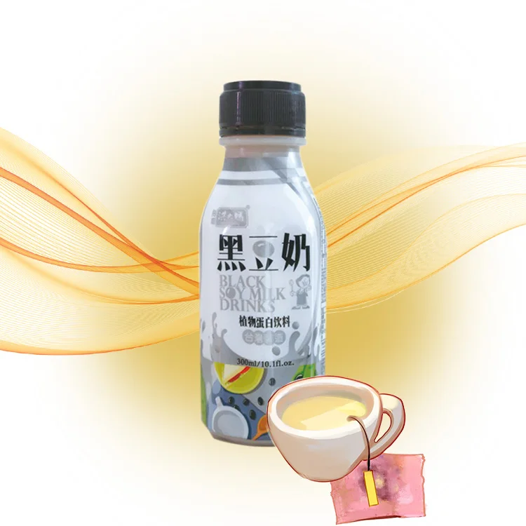 
Taiwan instant PP plastic bottle black soybean milk drink 