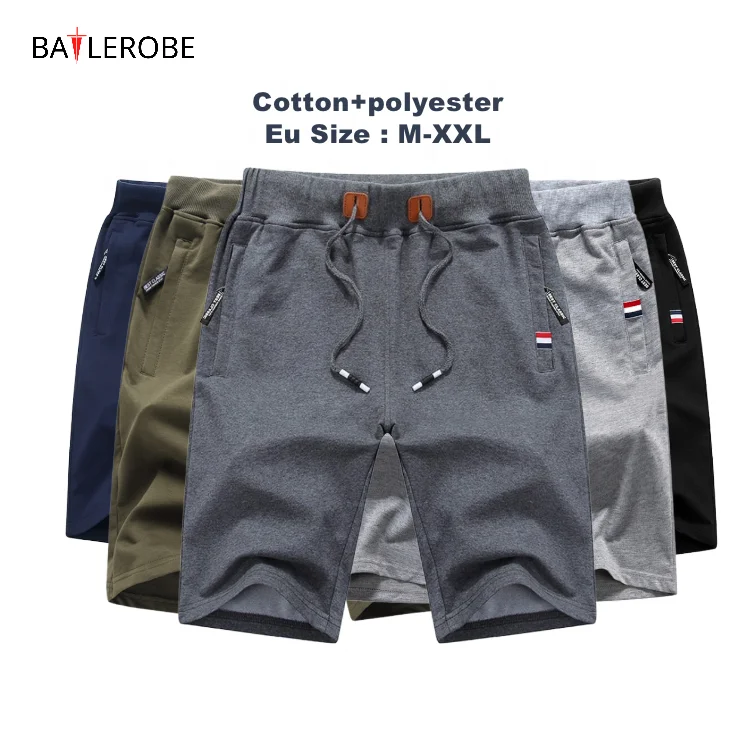 

BATTLEROBE Urban Shorts For Men Sports celana pende pria Casual Active Elastic Men'S cotton cargo Gym jogger sweat Short pants, As show or support customzied