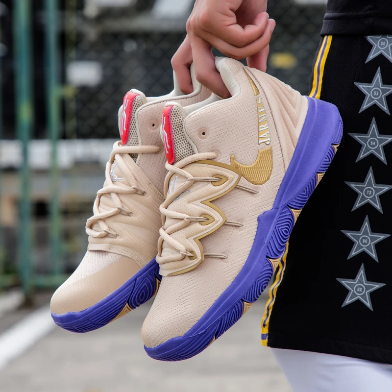 2019 latest design unisex sneakers high to help breathable colorful sports shoes  basketball shoes for men