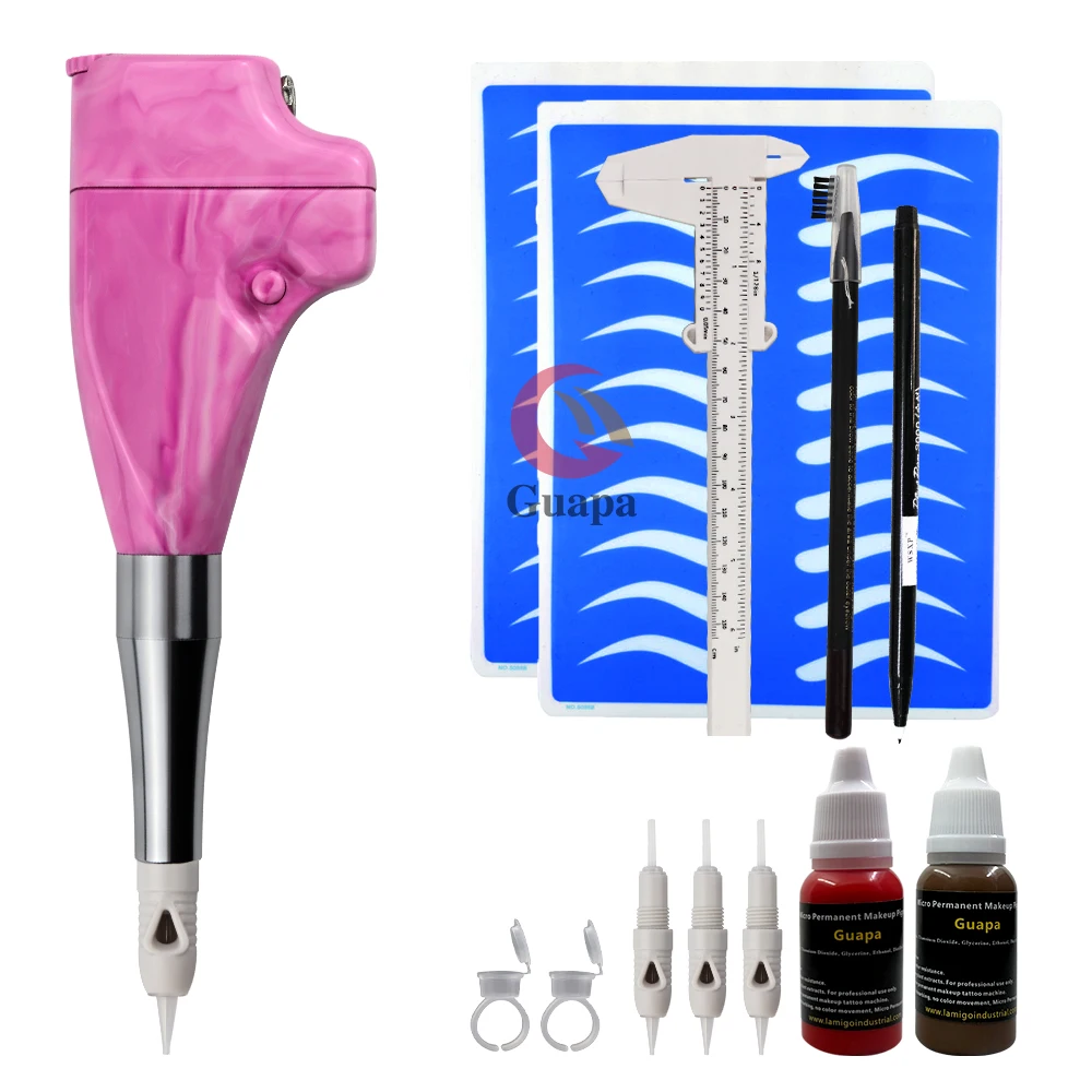 

Hot sale newest marble wireless permanent makeup kit with wholesale price
