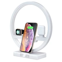 

2019 NEW 4 IN 1 wireless charger desktop charging station for iPhone X XS Max 11 Pro