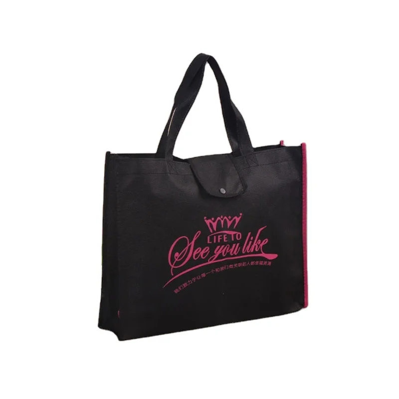 

Cheap custom printed non-woven bag clothing shopping bags women tote bags, Customized color