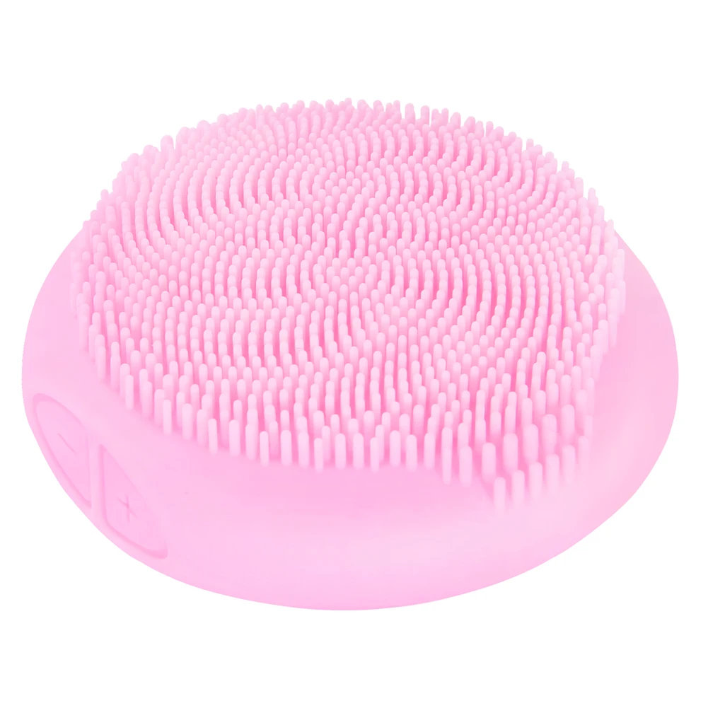 

Silicone facial brush cleanser oem private label other face wash cleaning equipment, Pink, black