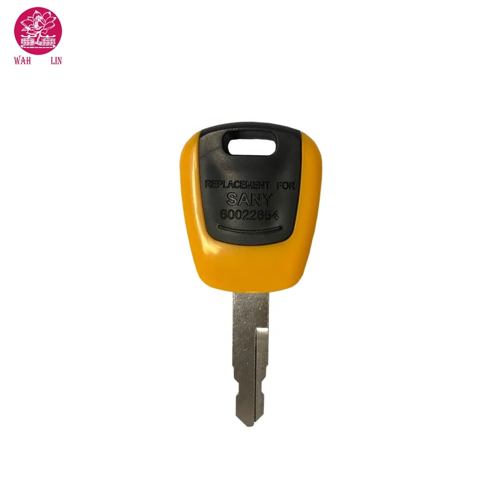 

Heavy Equipment Sany excavator 60022654 key, Yellow