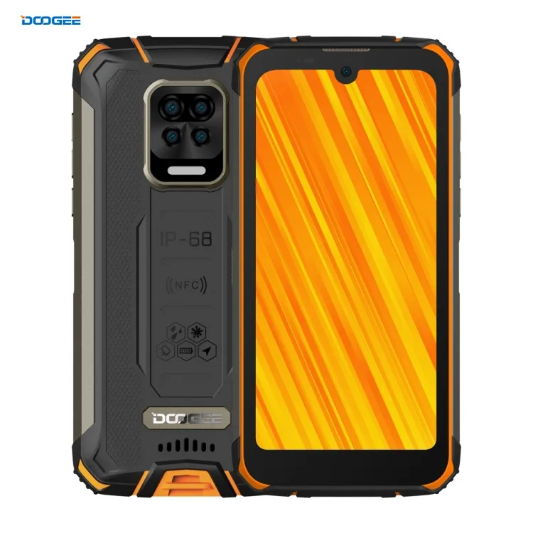 

Hot Selling DOOGEE S59 Pro Rugged Phone 4GB+128GB 5.71 inch 4G Unlocked Celulares Android 10 Smartphone NFC OTG Mobile Phones, Orange/black/ green