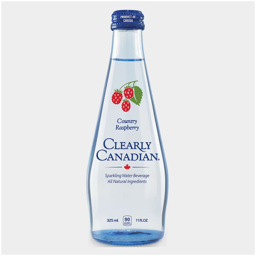 
Healthfulness And Quality Clearly Canadian Originals Country Raspberry Sparkling Canadian Spring Water Natural Flavor 