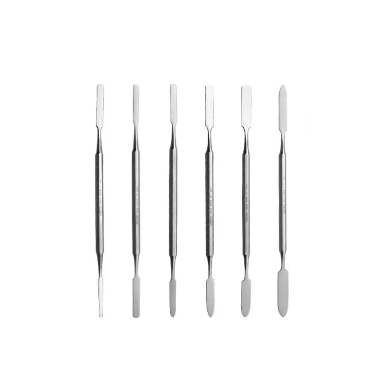 6 Holes Makeup Palette & Spatula Nail Art Polish Mixing Plate Cosmetic