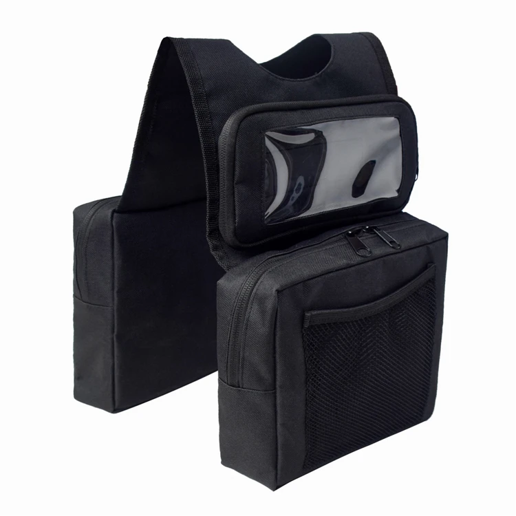 

Durable Tactical Universal Black New Polyester ATV Tank Saddle Storage Bag