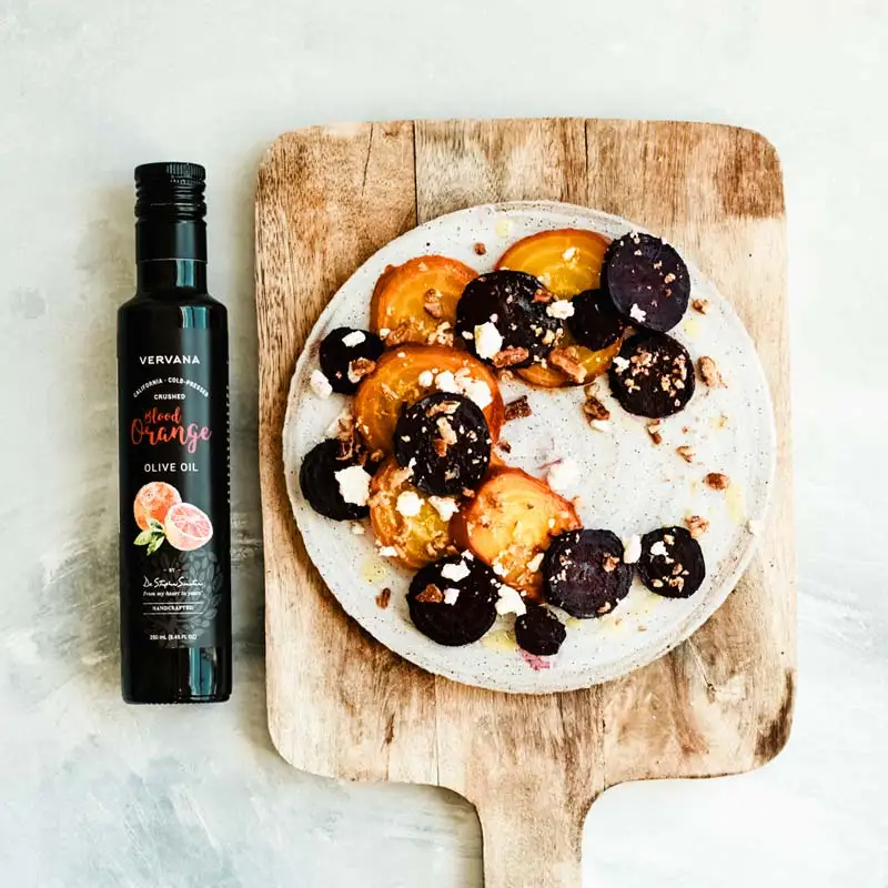 
Premium Quality Vervana California Cold-Pressed Crushed Blood Orange Flavored Olive Oil 250 ml (8.45 FL OZ) 