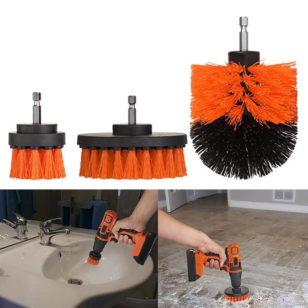 

Drill brush power scrubber drill accessories, Customized