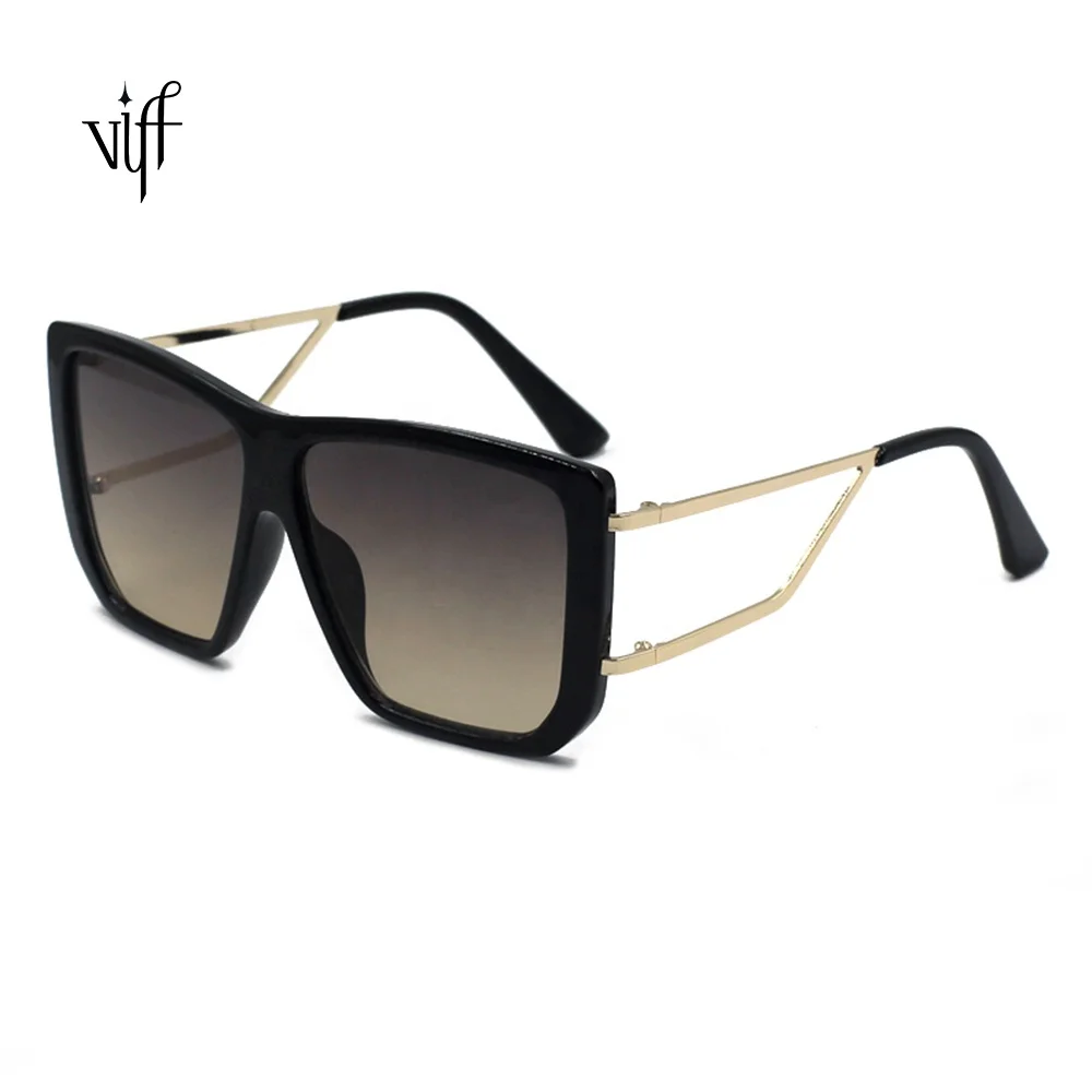 

VIFF New Stylish Women Shades Sunglasses HP19110 Popular Big Size Rectangle Sunglasses Women