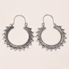 Heart Shape Design Attractive Plane Precious Handmade Earring New Fashionable Natural Brass Hoop Earring