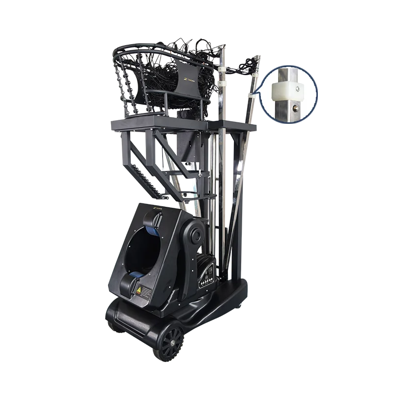 

SIBOASI newest arrival basketball shooting machine factory price, Black&yellow