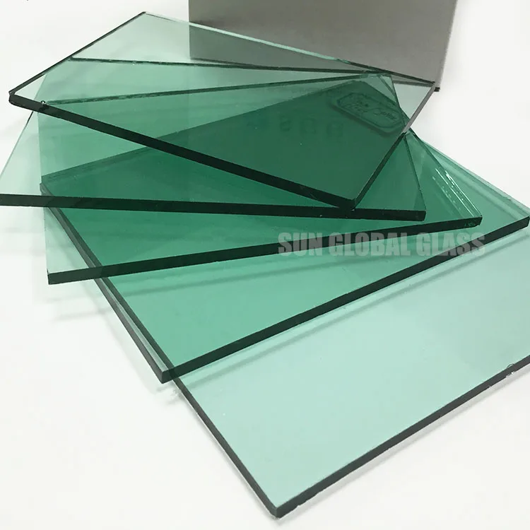 Tinted Tempered Glass 5mm 6mm 8mm 10mm Thick Bronze Grey Blue Green Colored Toughened Building