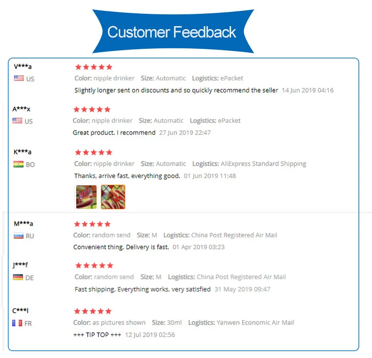 customer feedback