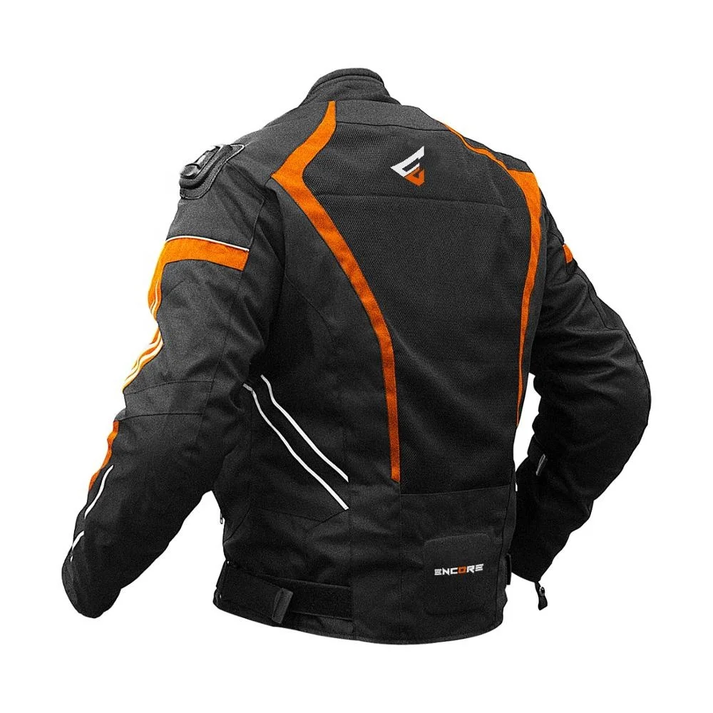 
LATEST DESIGNED WATERPROOF & BREATHABLE 3/4 MOTORBIKE MEN JACKETS WITH OUTER SHOULDER CE APPROVED PROTECTORS 