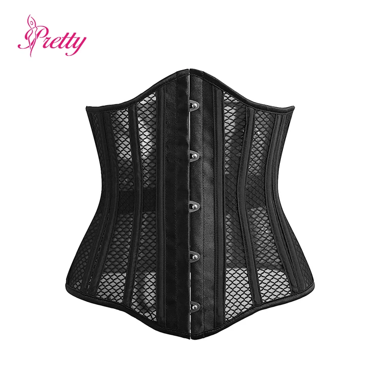 

26 steel bone mesh breathable corset women body shaper slimming