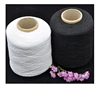 Eco- friendly Good Quality Superior Elastic Covered Rubber Thread Black and Snow Color