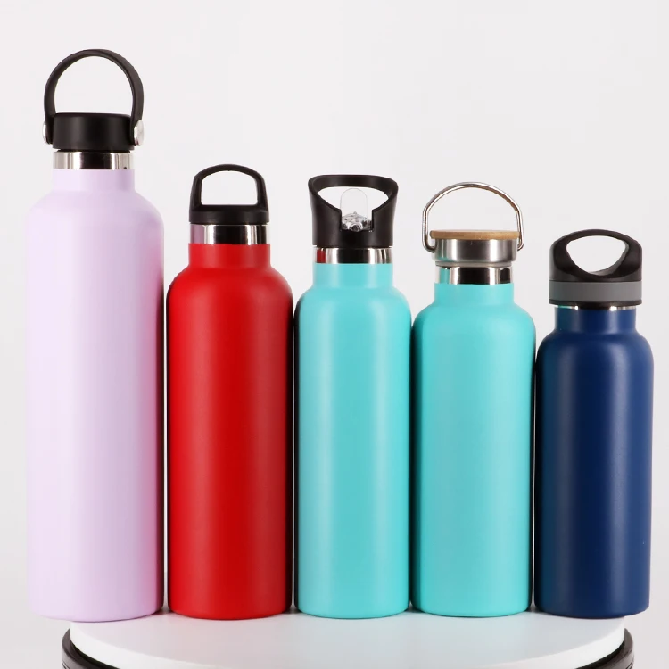 

Stainless Steel Sports Water Bottle Double Wall Vacuum Insulated Water Bottle,Wide Mouth BPA Free water bottle, Customized color