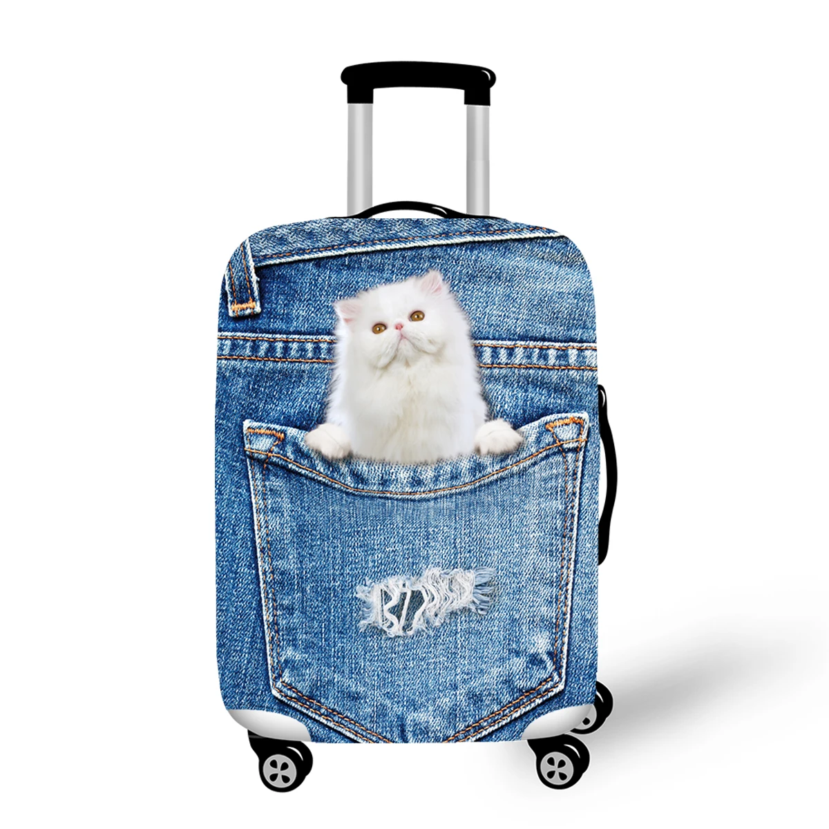 

Couverture de bagages design custom zipper luggage bag cover size S/M/L for choose luggage cover protector, Full printing color