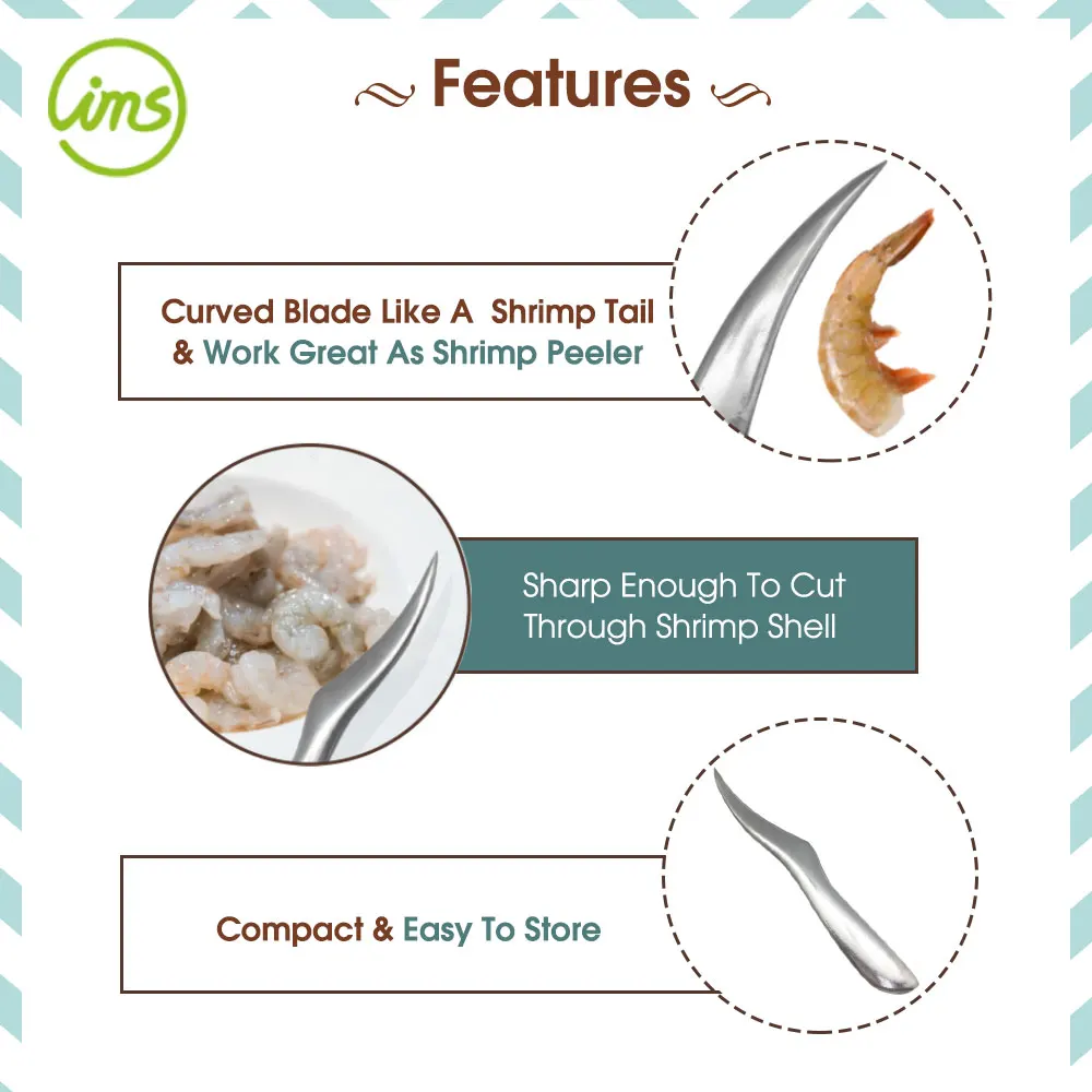 Shrimp Deveiner Tool Prawn & Seafood Peeler Buy Aluminum Shell