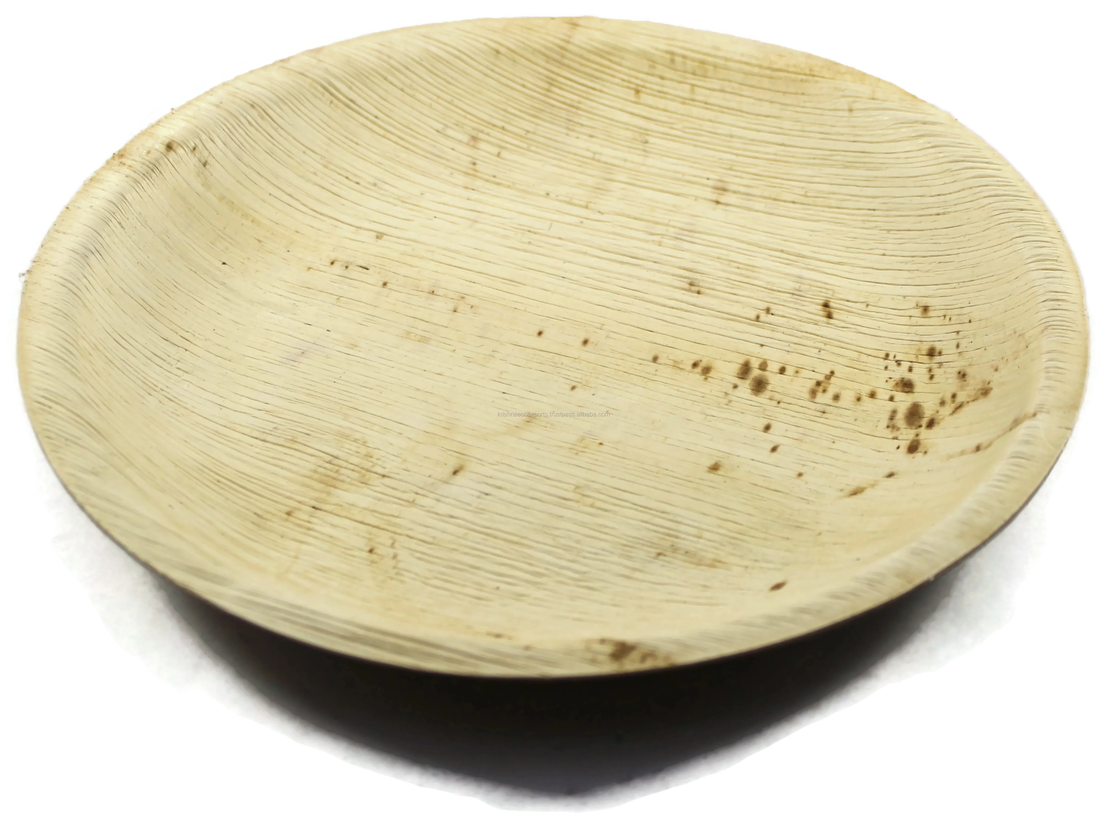 Details about   10" Round Shape Platter Made With Tropical Areca Palm leaf 100% Natural