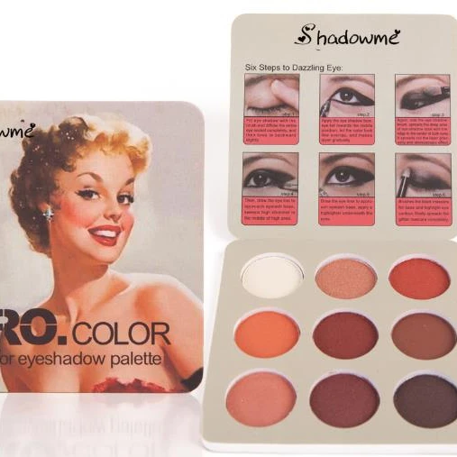 

Freeshipping Shadowme brand 9 Colors Cheap Eyeshadow Palette, 9 color shadowme brand eyeshadow