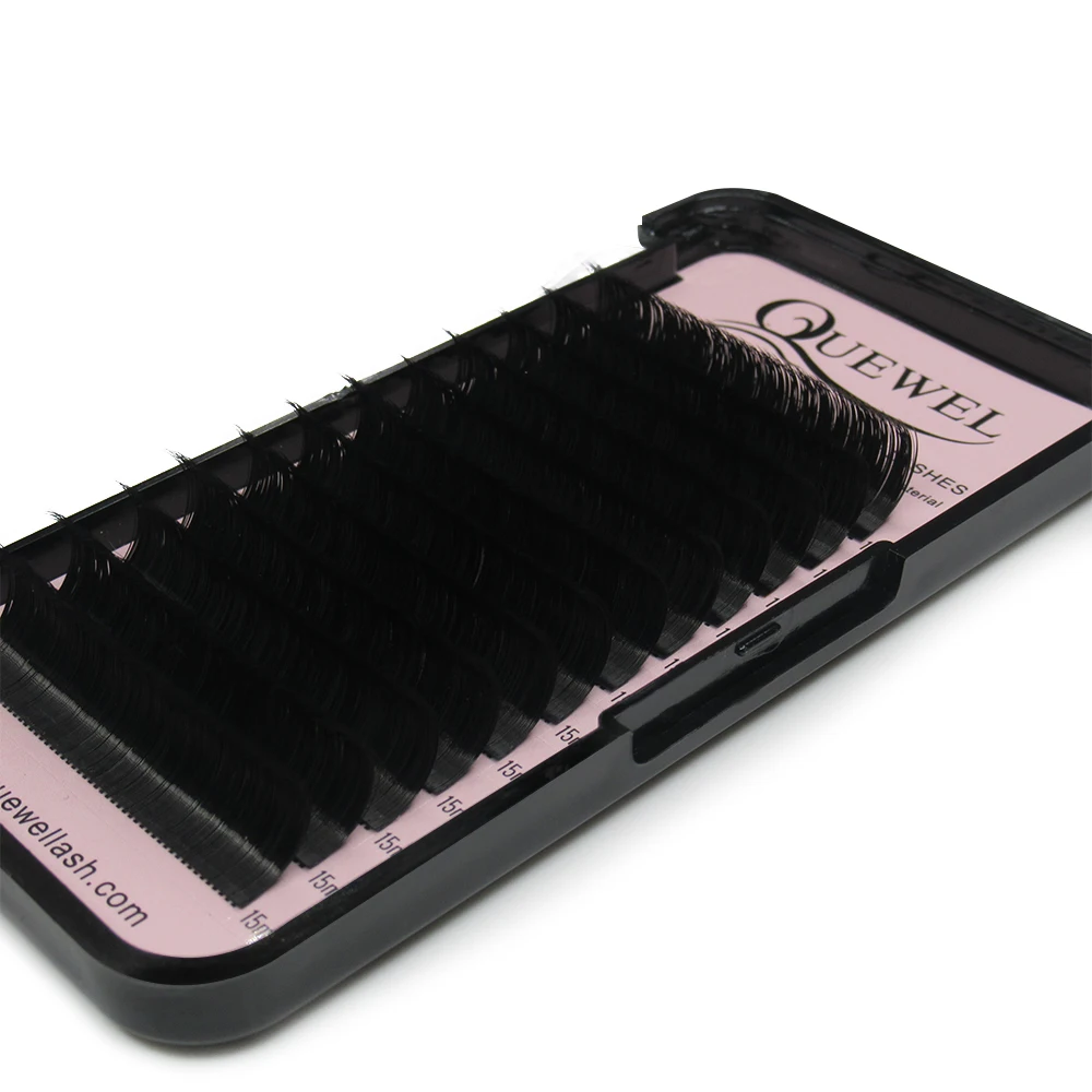 

Quewel Easy Fanning Eyelash Extensions Perfect Easy Fan Lashes Easy Fan Blooming Eyelash, Natural black