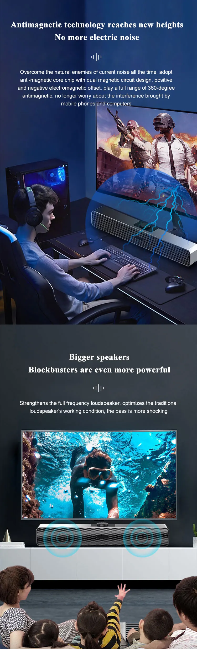 Portable Mini Bluetooth Speaker Hands Free Waterproof Wireless Speakers For Bathroom karaoke Music Loudspeaker - ANKUX.COM