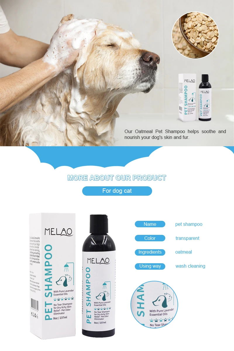 Private Label /oem Organic Pet Natural Dog Spa Shampoo And Conditioner