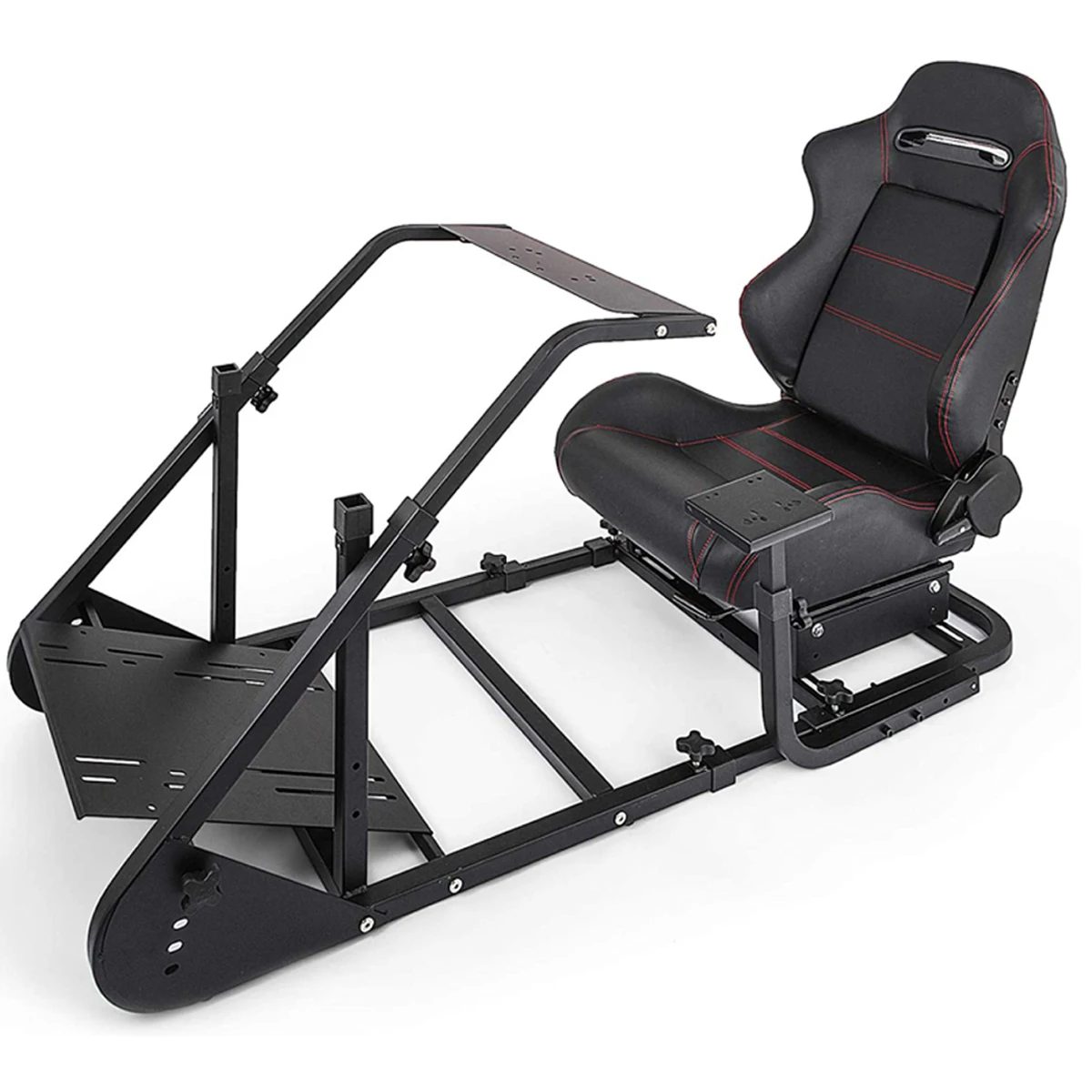 

With seat adjustable Logitech G25 G27 g29 g920 tumaster steering wheel safety driving simulator racing wheel seat