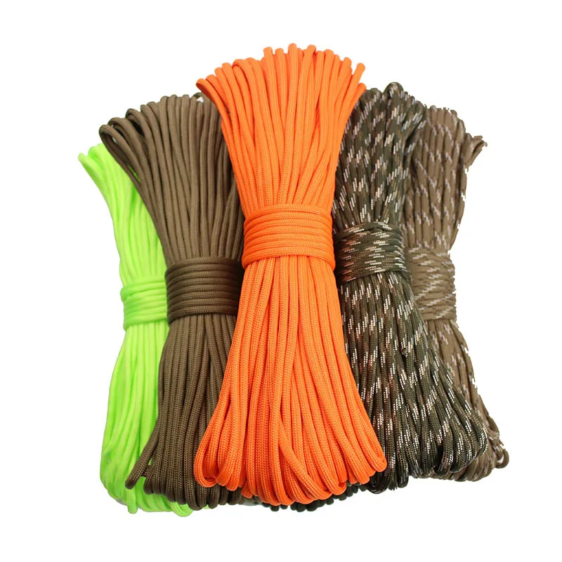

Wholesale Paracord 9 Core 550 Parachute Cord Camping Rope 100FT Manufacturer