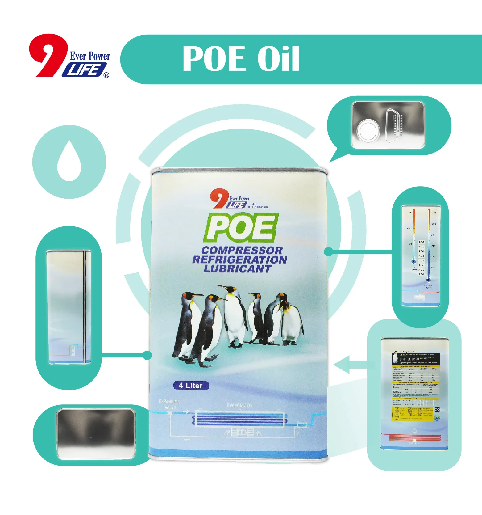 4liter Poe Refrigeration Lubricant Compressor Oil Buy Synthetic R12