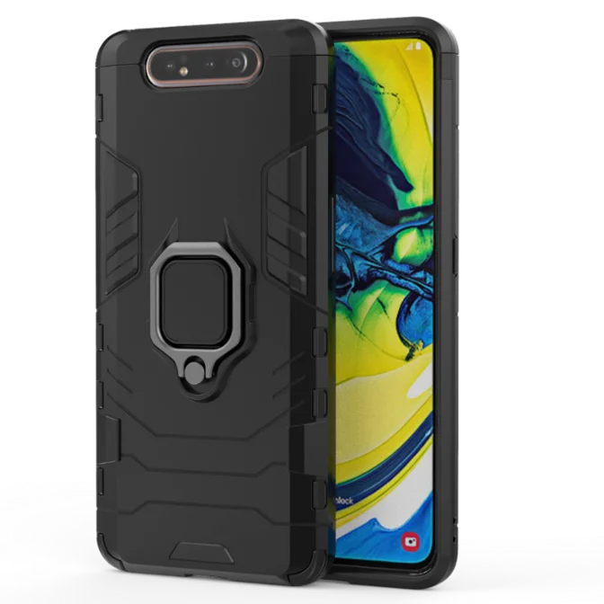For Samsung Galaxy A10 A30 A40 A50 A60 A70 A80 A90 Case Shockproof Magnetic Ring Stand Cover