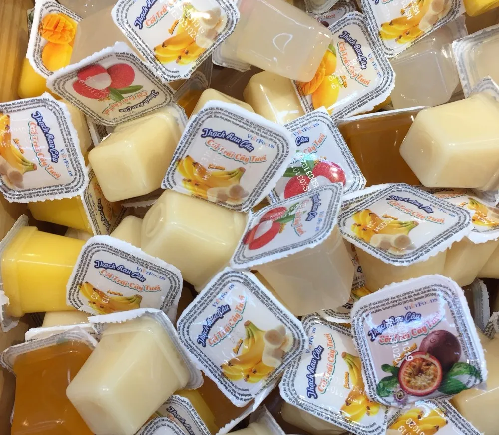 hot selling lychee mini fruit jelly cup