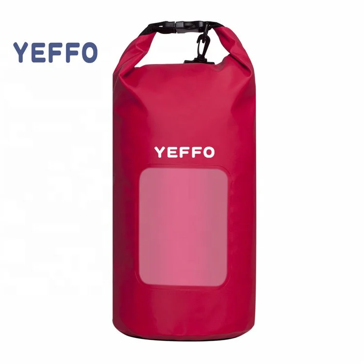 

YEFFO Large capacity beach water proof dry bag camping waterproof drybag backpack, Blue black orange pink yellow red green grey white