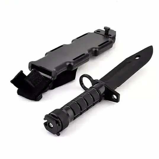 
SPIKED BLACK RAMBO STYLE SURVIVAL KNIFE 