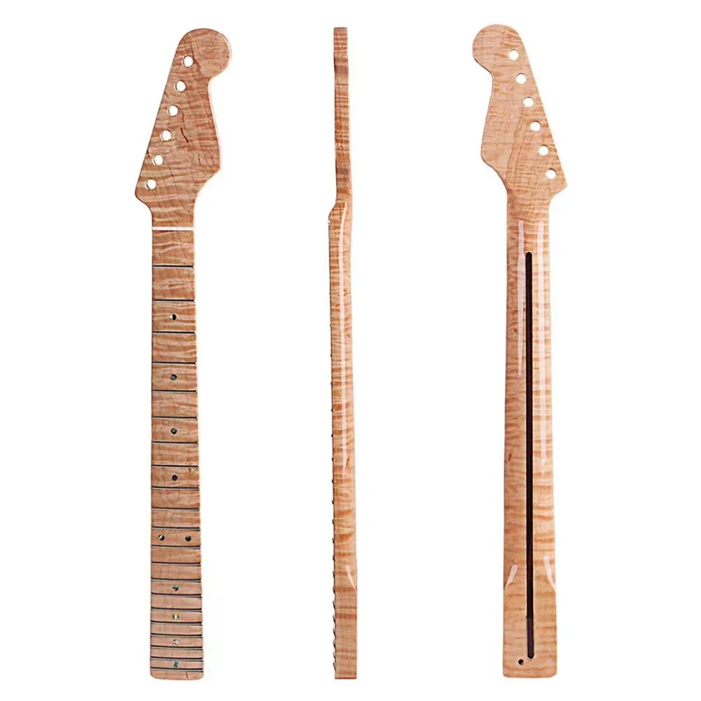 

wholesale Electric Guitar neck maple Tiger for guitarra Stringed Instruments Parts & Accessories