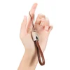Phone Lanyard Charging Cable, 2 in 1 Portable Fast Charger Neck Lanyard Adapter Charger Cable for Work Card Keychain Phone Case