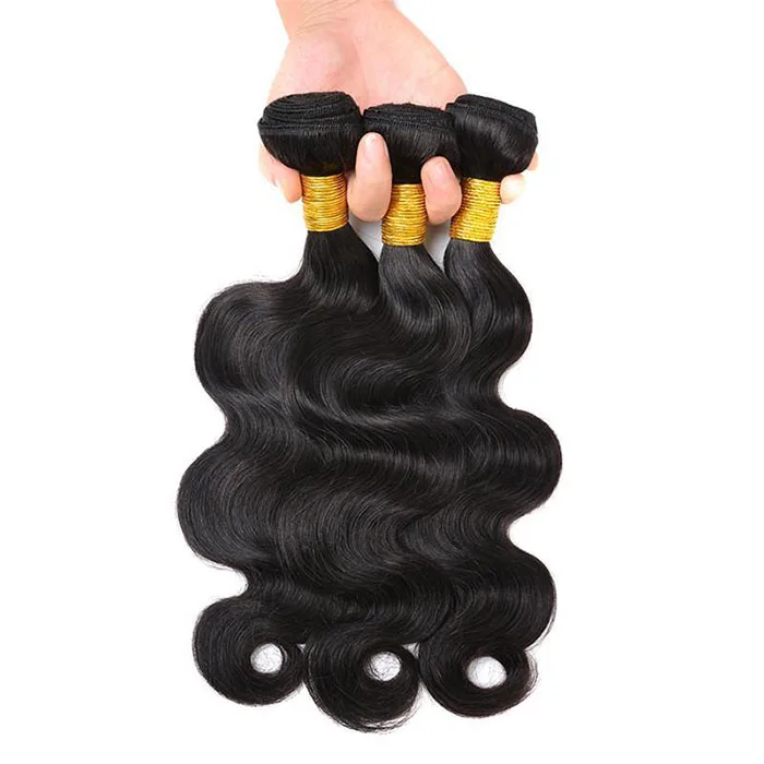 

raw unprocessed virgin indian hair body wave, Natural color