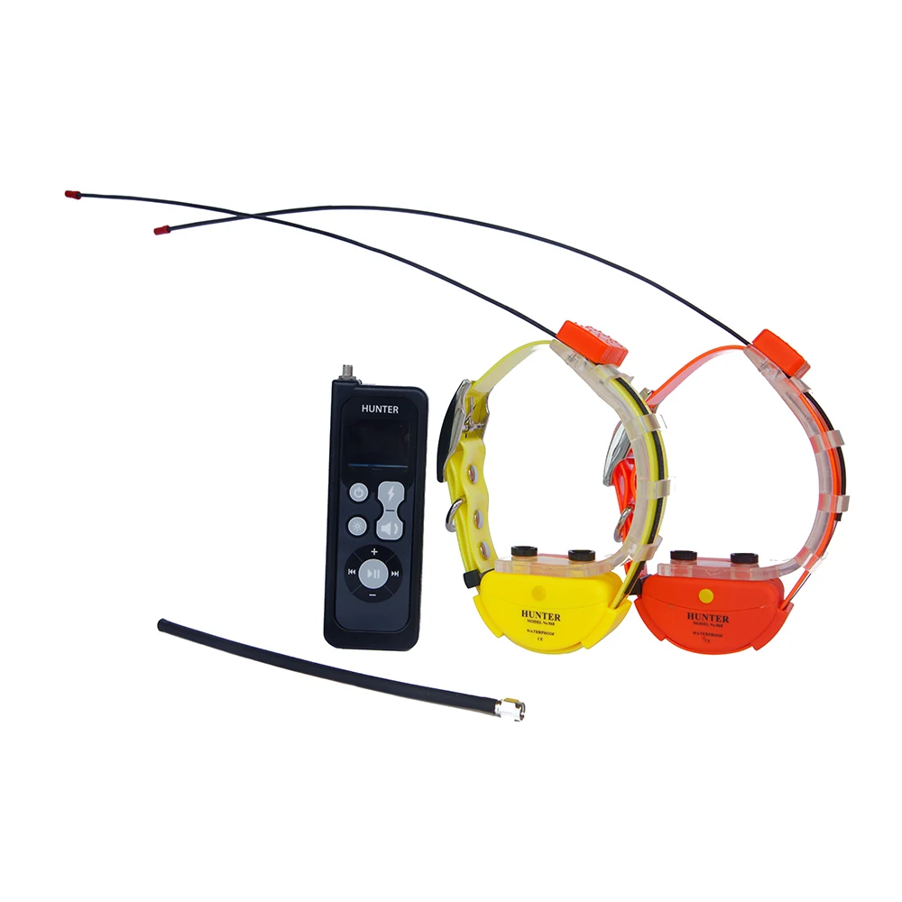 

Waterproof dog gps tracker collar for hunting without GPS-25002 for 2 dogs