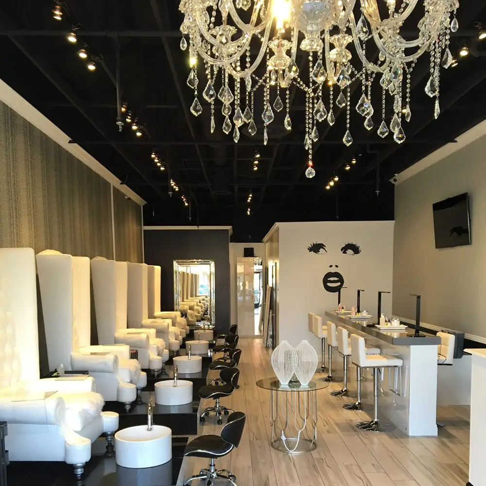 Great Foshan Factory White High Back Nail Salon Kids Luxury Spa Pedicure Chair And Bowl Set