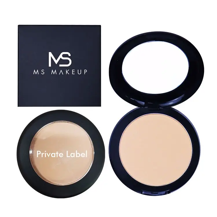 

Wholesale High Quality Brand Custom Private Label 5 Colors Com-pact Powder Matte Face Makeup Pressed Powder