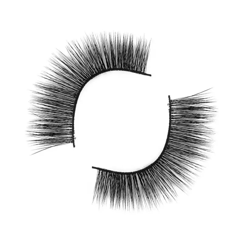 

SY 2021 New Small 15mm Lashes 3d Silk Long False Water Adhesive Eyelash