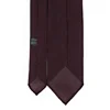 Handmade Italian Grenadine Silk Brown Untipped ties