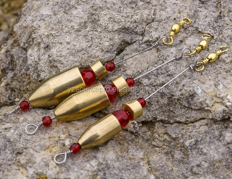 Copper Bullet Sinker 1.8g,3.5g,7.2g,10.6g14g.21g,28g Brass Weight